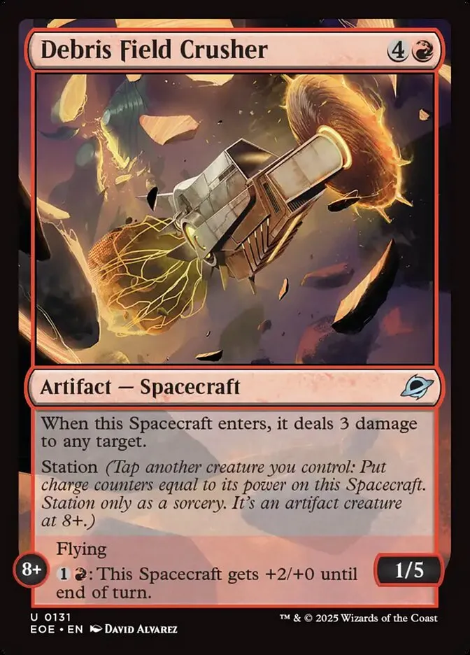 2025 Edge of Eternities Debris Field Crusher #131 uncommon card image
