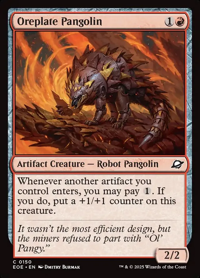 2025 Edge of Eternities Oreplate Pangolin #150 common card image