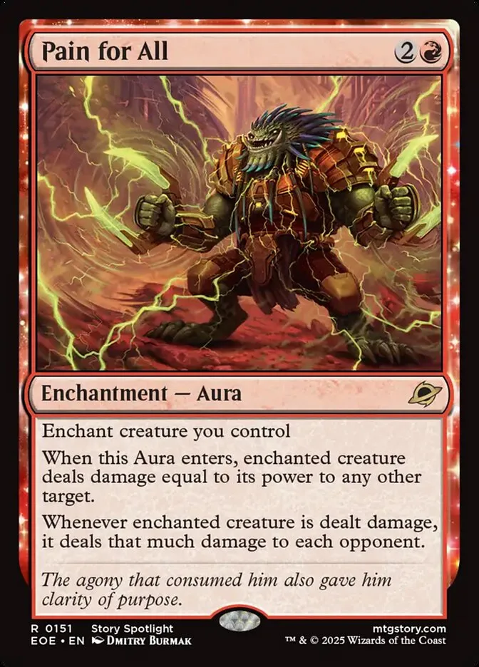 2025 Edge of Eternities Pain for All #151 rare card image