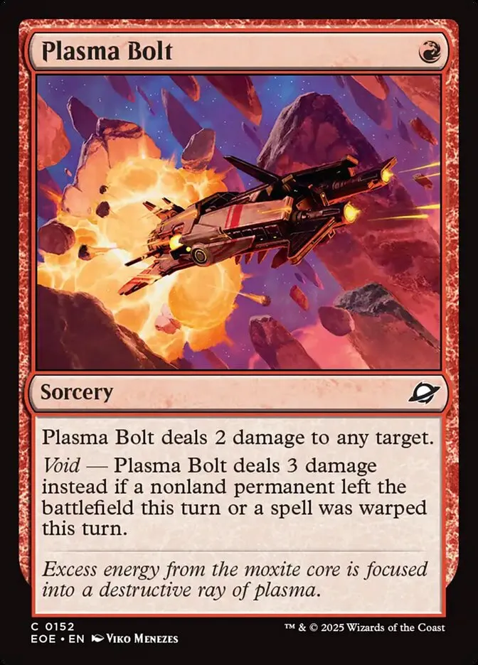 2025 Edge of Eternities Plasma Bolt #152 common card image