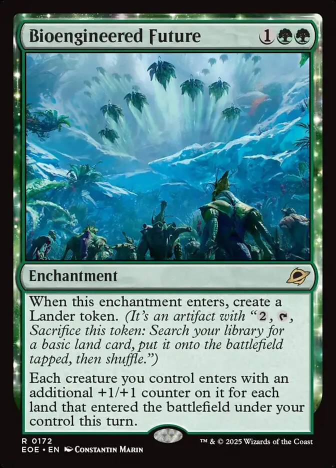 2025 Edge of Eternities Bioengineered Future #172 rare card image