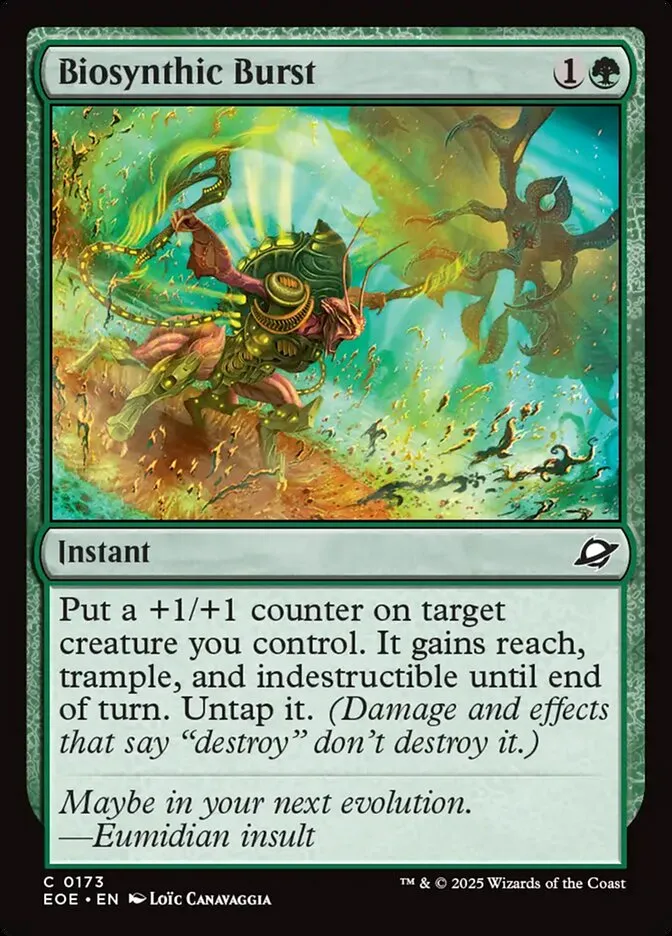 2025 Edge of Eternities Biosynthic Burst #173 common card image