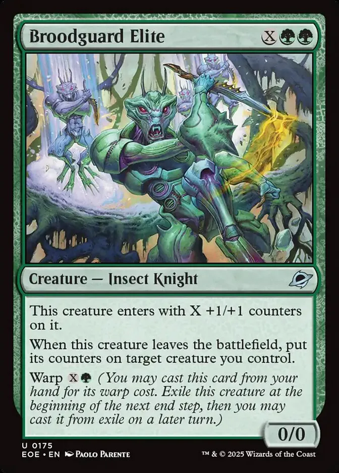 2025 Edge of Eternities Broodguard Elite #175 uncommon card image