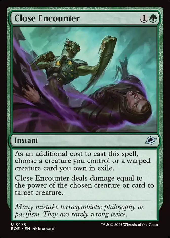 2025 Edge of Eternities Close Encounter #176 uncommon card image