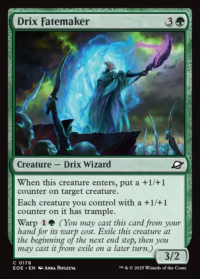 2025 Edge of Eternities Drix Fatemaker #178 common card image