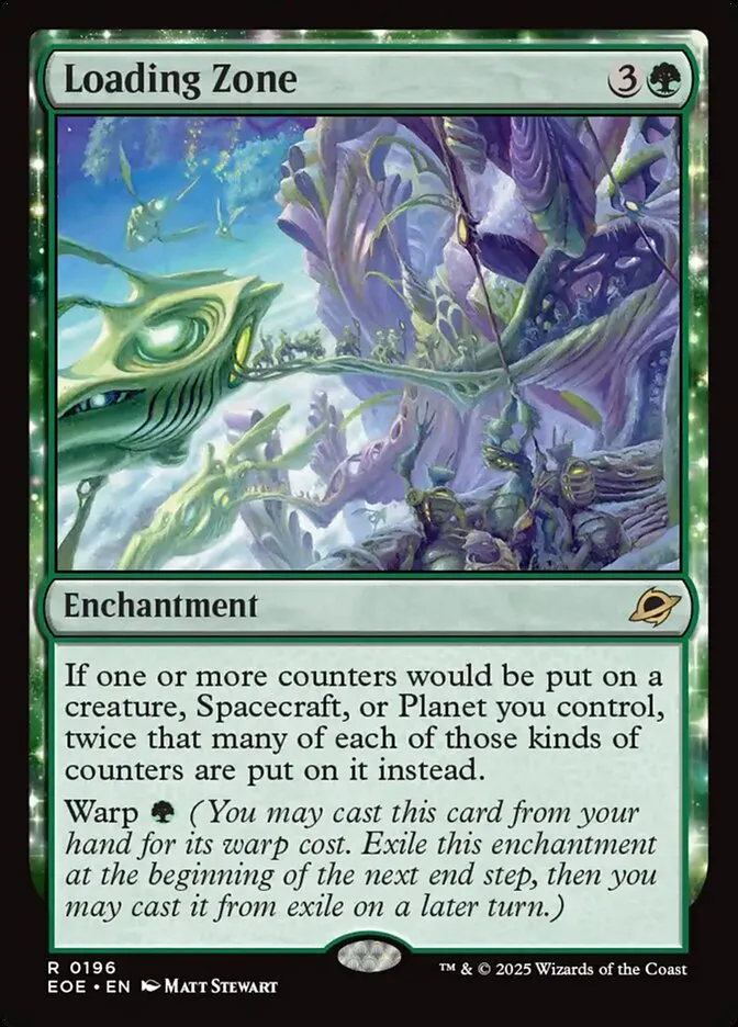 2025 Edge of Eternities Loading Zone #196 rare card image