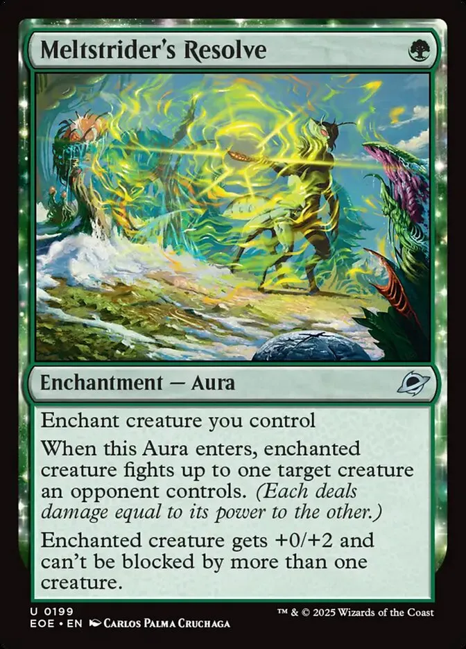2025 Edge of Eternities Meltstrider's Resolve #199 uncommon card image