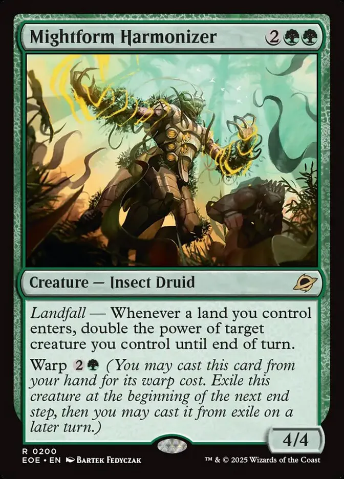 2025 Edge of Eternities Mightform Harmonizer #200 rare card image