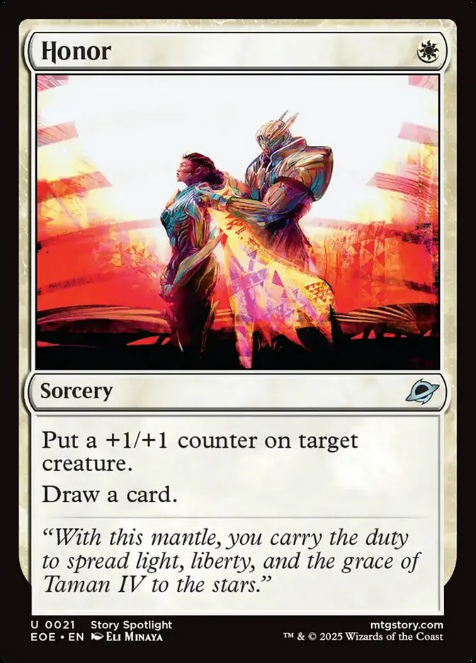 2025 Edge of Eternities Honor uncommon #21 uncommon card image