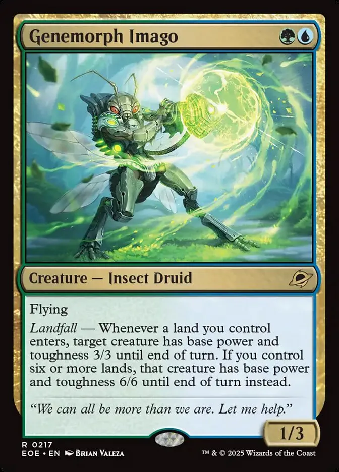 2025 Edge of Eternities Genemorph Imago #217 rare card image