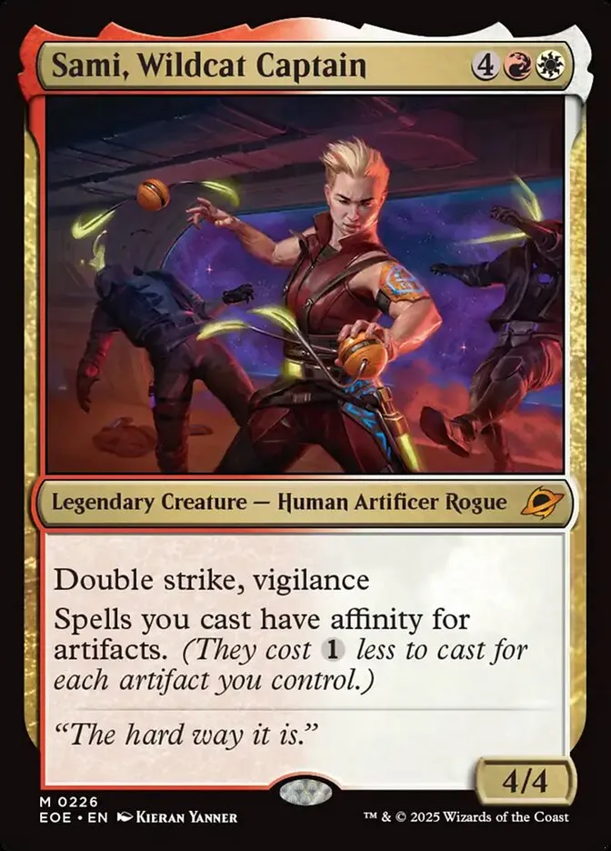 2025 Edge of Eternities Sami, Wildcat Captain #226 mythic card image