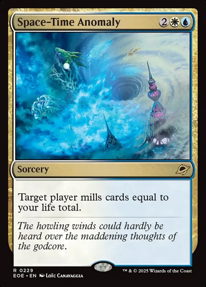 2025 Edge of Eternities Space-Time Anomaly #229 rare card image
