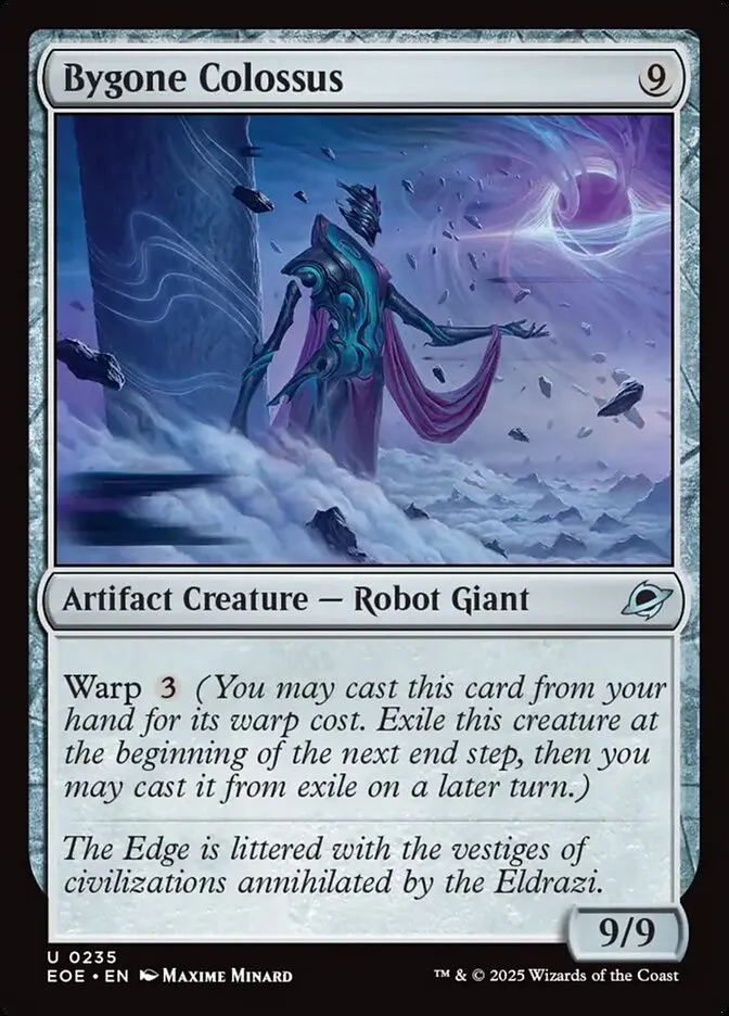 2025 Edge of Eternities Bygone Colossus #235 uncommon card image