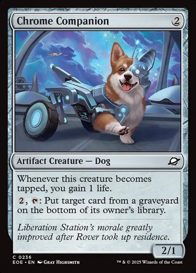 2025 Edge of Eternities Chrome Companion #236 common card image