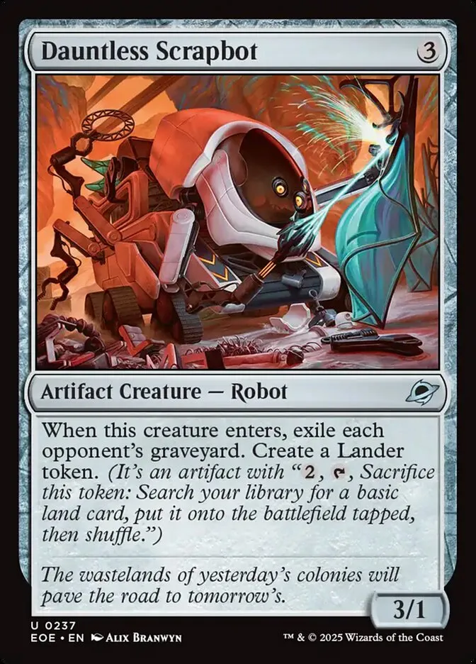 2025 Edge of Eternities Dauntless Scrapbot #237 uncommon card image