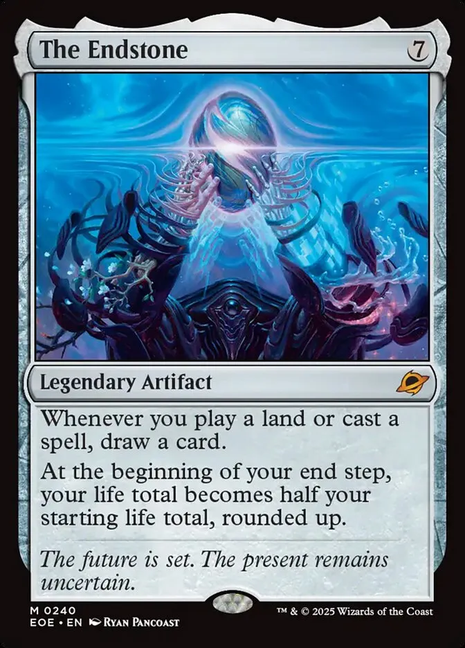 2025 Edge of Eternities The Endstone #240 mythic card image
