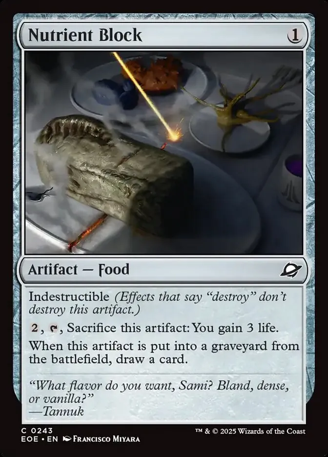 2025 Edge of Eternities Nutrient Block #243 common card image