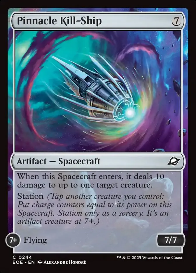 2025 Edge of Eternities Pinnacle Kill-Ship #244 common card image