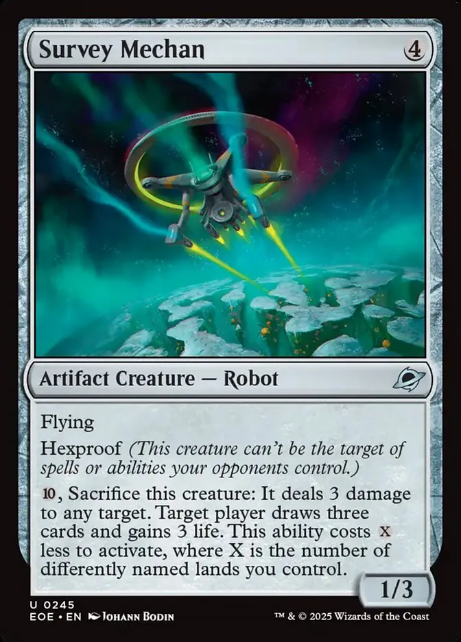 2025 Edge of Eternities Survey Mechan #245 uncommon card image
