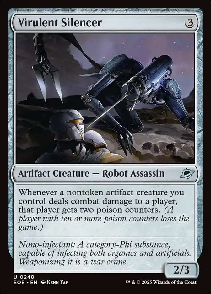 2025 Edge of Eternities Virulent Silencer #248 uncommon card image