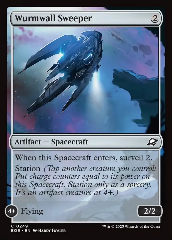 2025 Edge of Eternities Wurmwall Sweeper #249 common card image