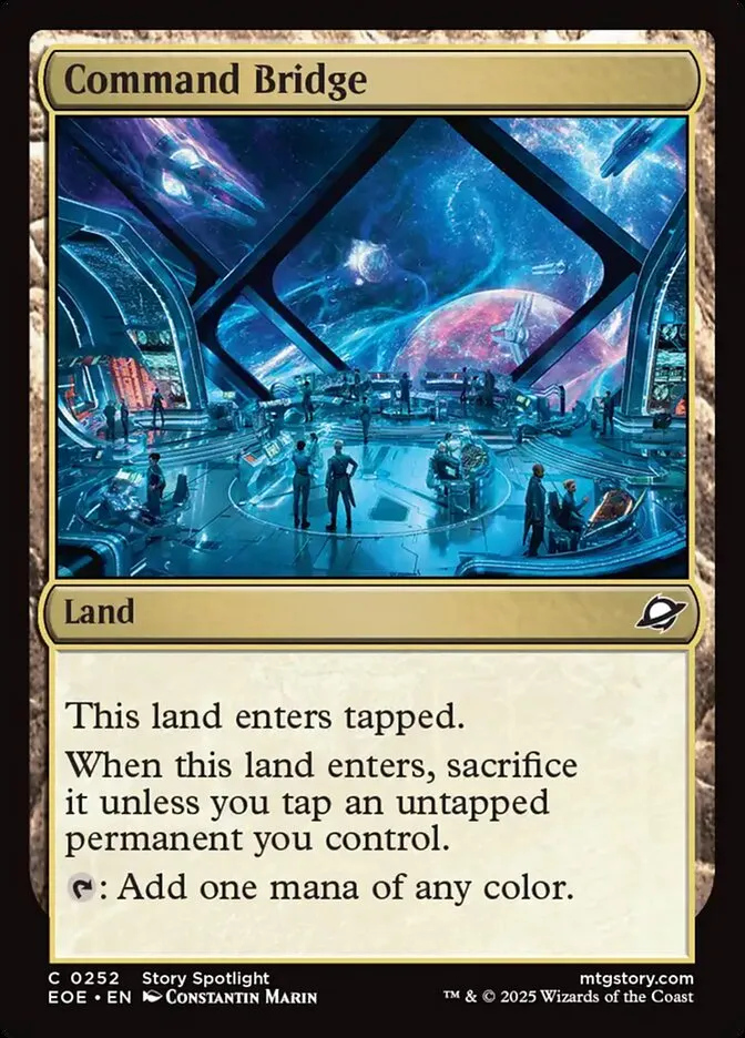 2025 Edge of Eternities Command Bridge common #252 common card image