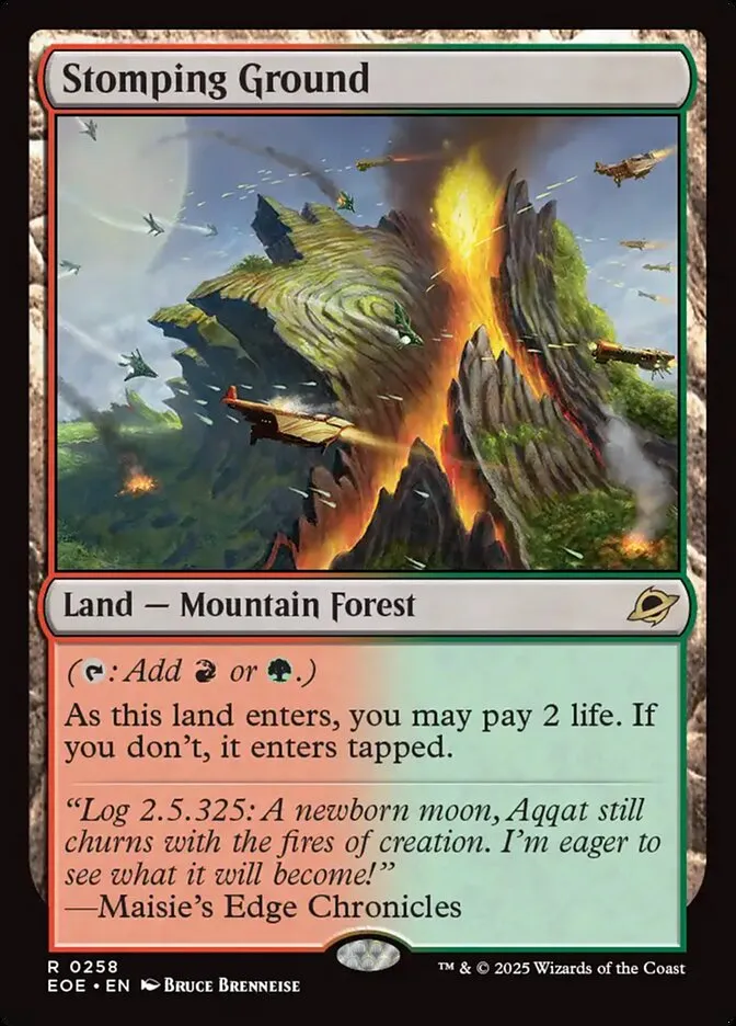 2025 Edge of Eternities Stomping Ground #258 rare card image