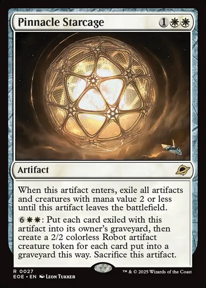 2025 Edge of Eternities Pinnacle Starcage #27 rare card image