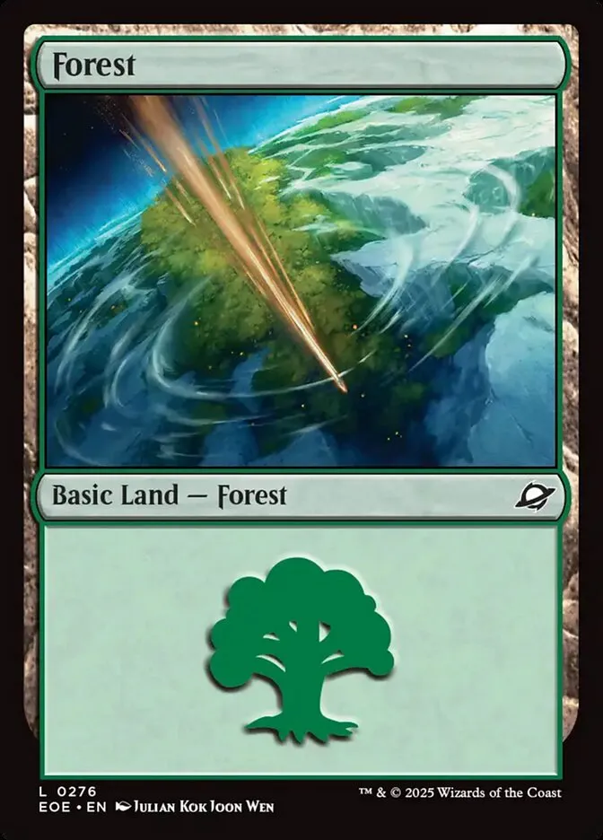 2025 Edge of Eternities Forest #276 common card image