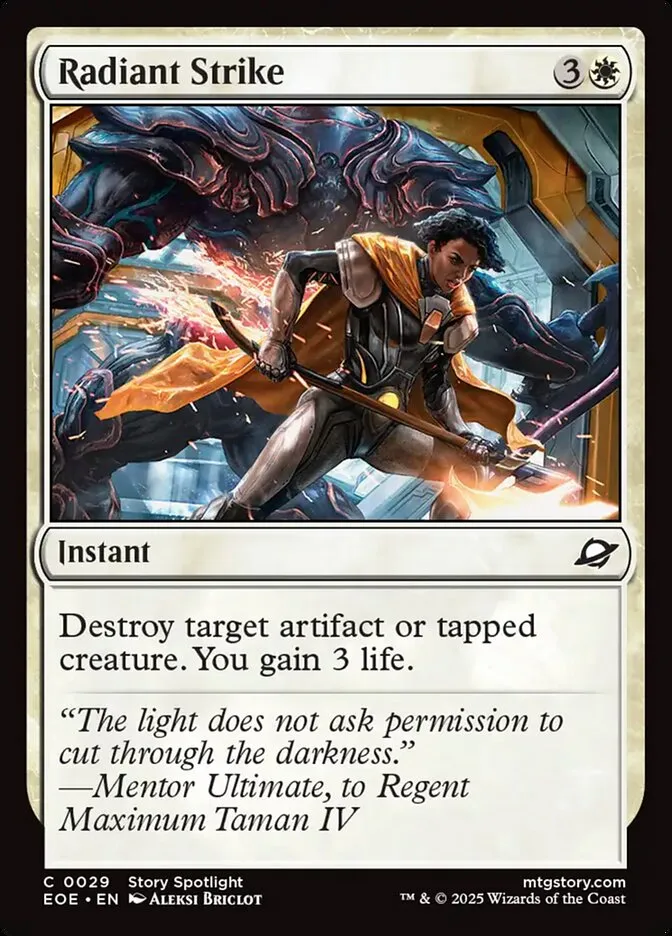 2025 Edge of Eternities Radiant Strike #29 common card image