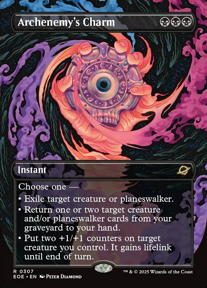 2025 Edge of Eternities Archenemy's Charm #307 rare card image