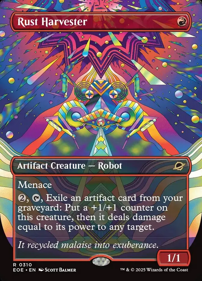 2025 Edge of Eternities Rust Harvester #310 rare card image