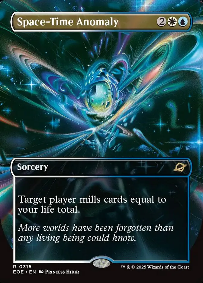 2025 Edge of Eternities Space-Time Anomaly #315 rare card image