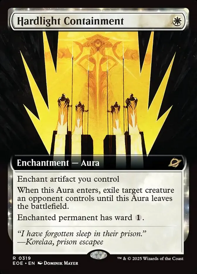 2025 Edge of Eternities Hardlight Containment #319 rare card image
