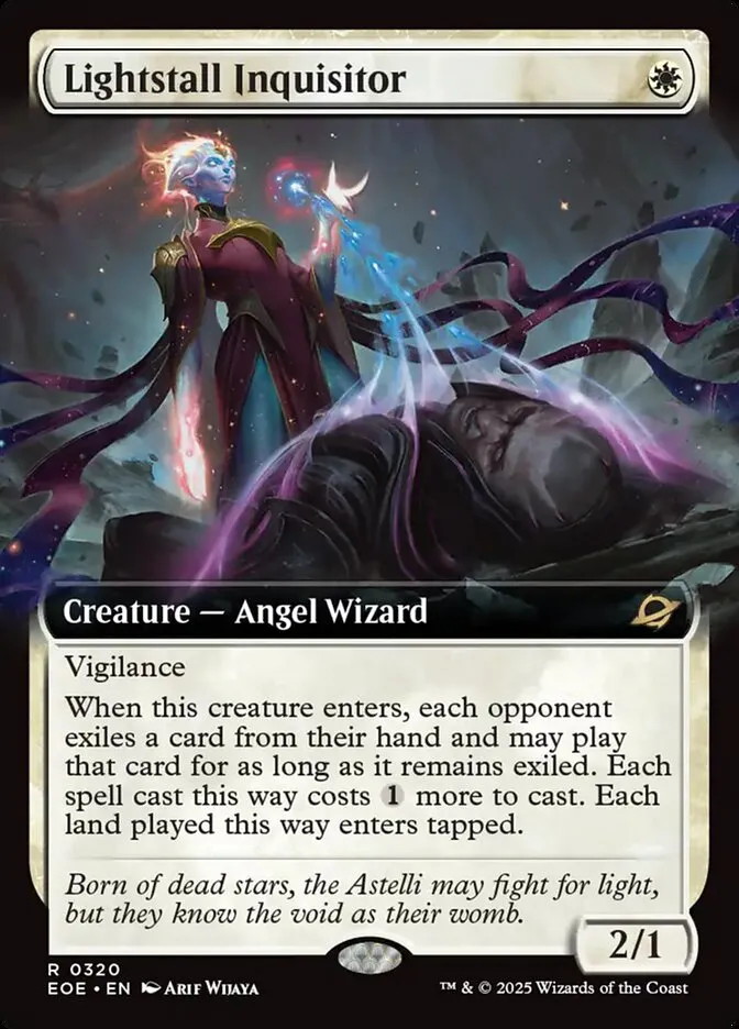 2025 Edge of Eternities Lightstall Inquisitor #320 rare card image