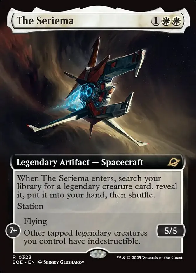 2025 Edge of Eternities The Seriema #323 rare card image