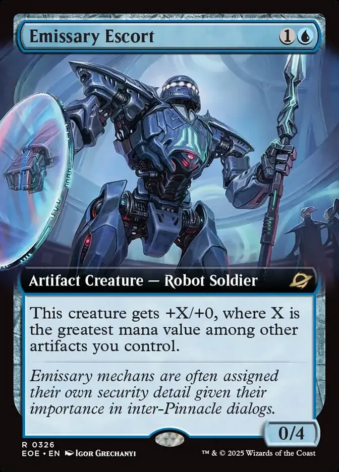 2025 Edge of Eternities Emissary Escort #326 rare card image