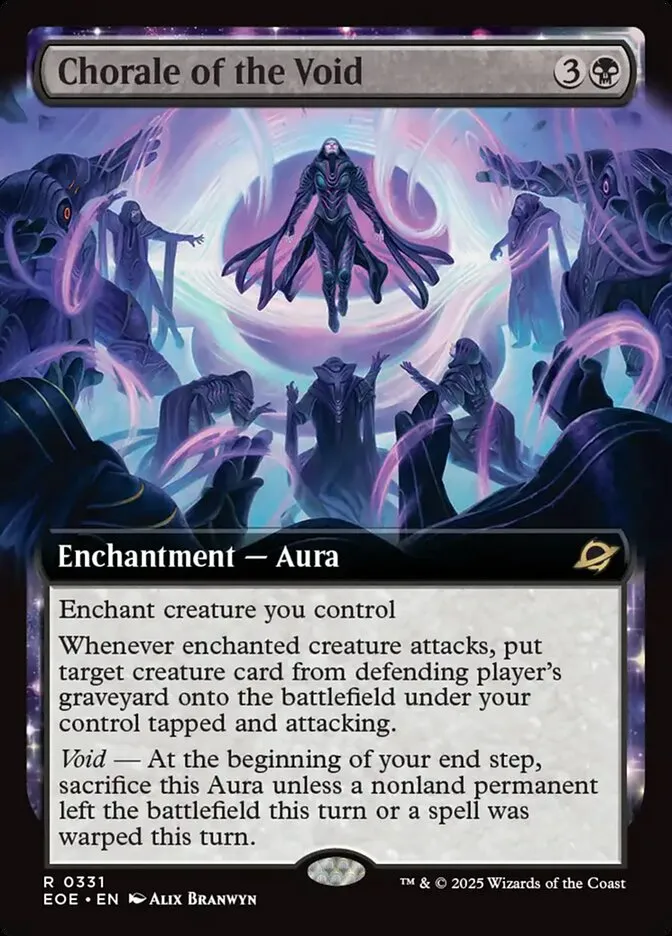2025 Edge of Eternities Chorale of the Void #331 rare card image
