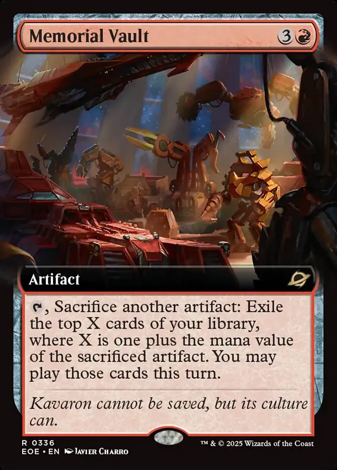 2025 Edge of Eternities Memorial Vault #336 rare card image