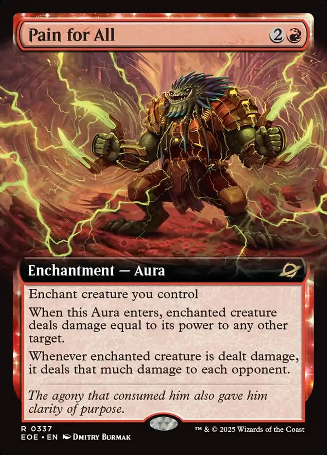 2025 Edge of Eternities Pain for All #337 rare card image