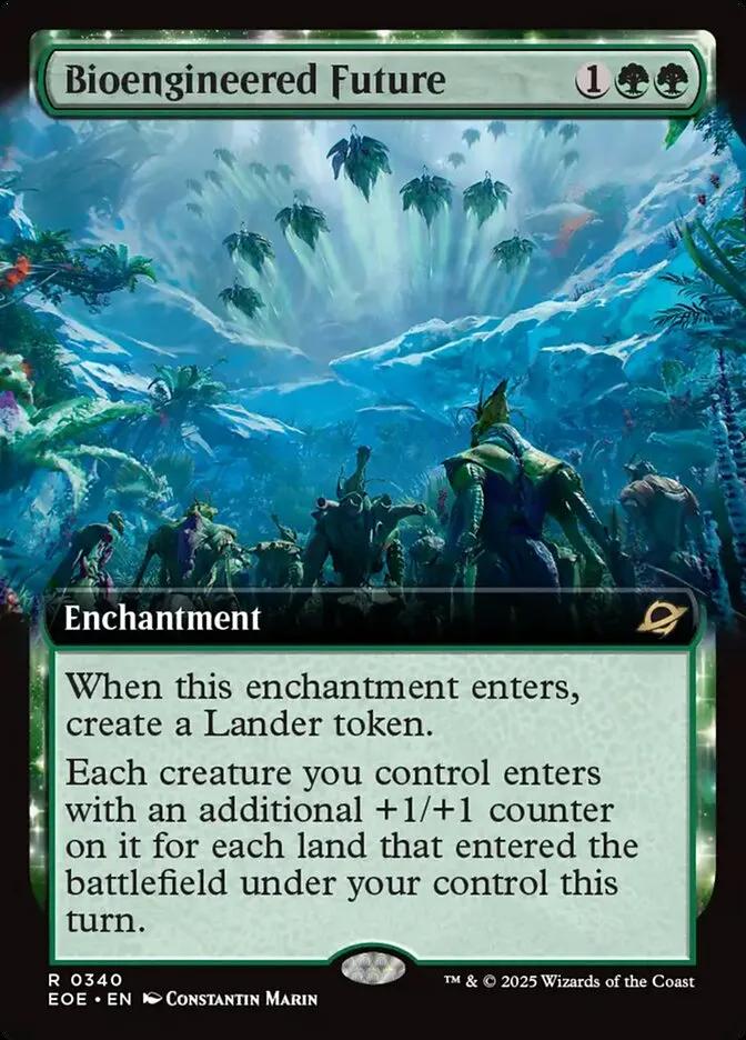 2025 Edge of Eternities Bioengineered Future #340 rare card image