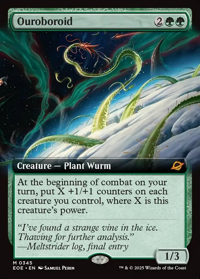 2025 Edge of Eternities Ouroboroid #345 mythic card image