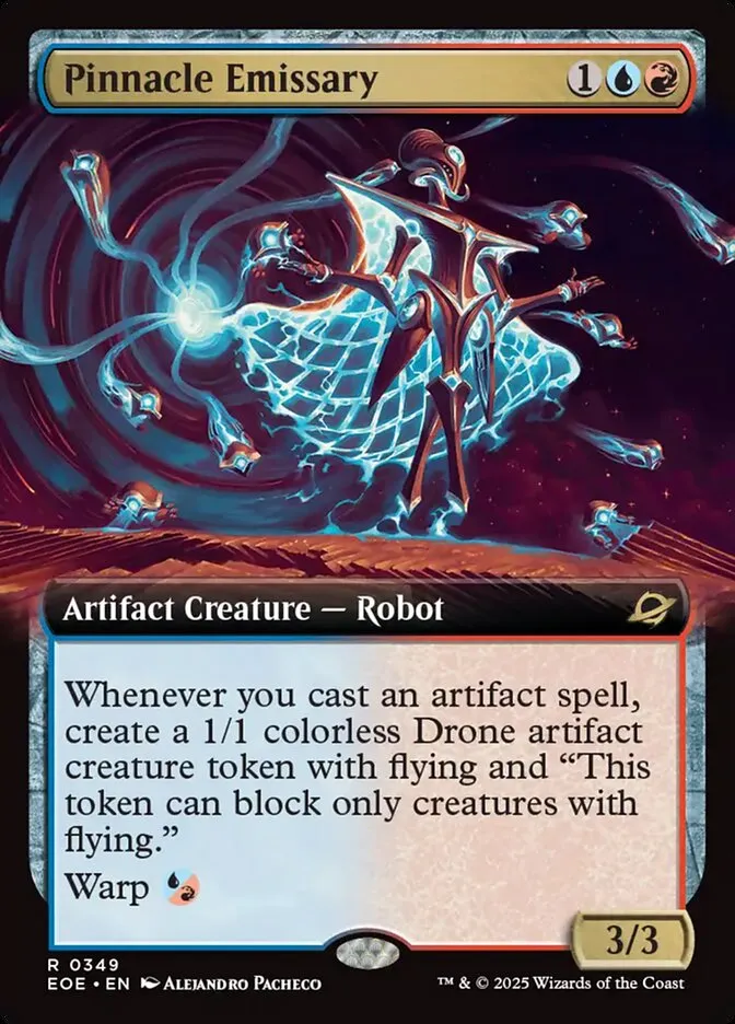 2025 Edge of Eternities Pinnacle Emissary #349 rare card image