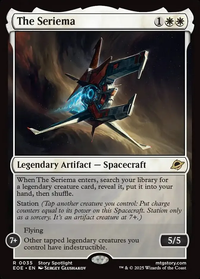 2025 Edge of Eternities The Seriema #35 rare card image