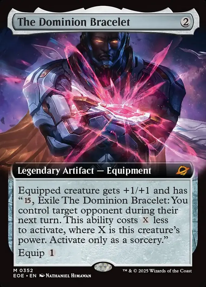 2025 Edge of Eternities The Dominion Bracelet #352 mythic card image