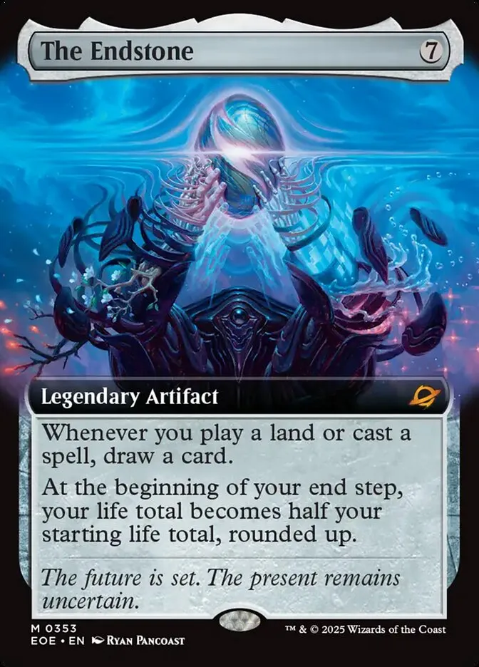 2025 Edge of Eternities The Endstone #353 mythic card image