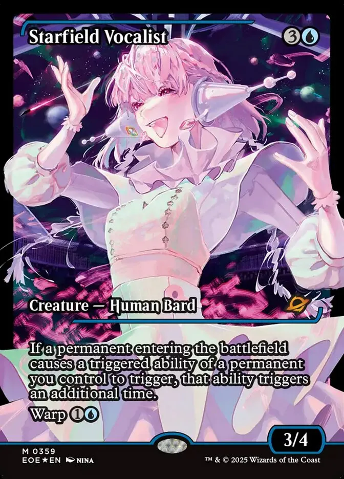 2025 Edge of Eternities Starfield Vocalist #359 mythic card image