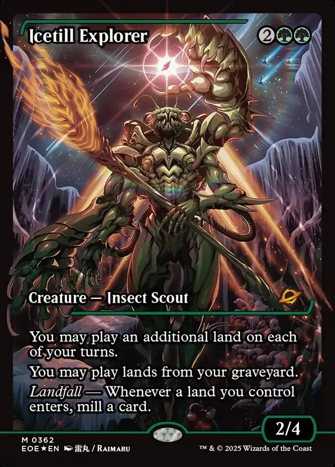 2025 Edge of Eternities Icetill Explorer #362 mythic card image
