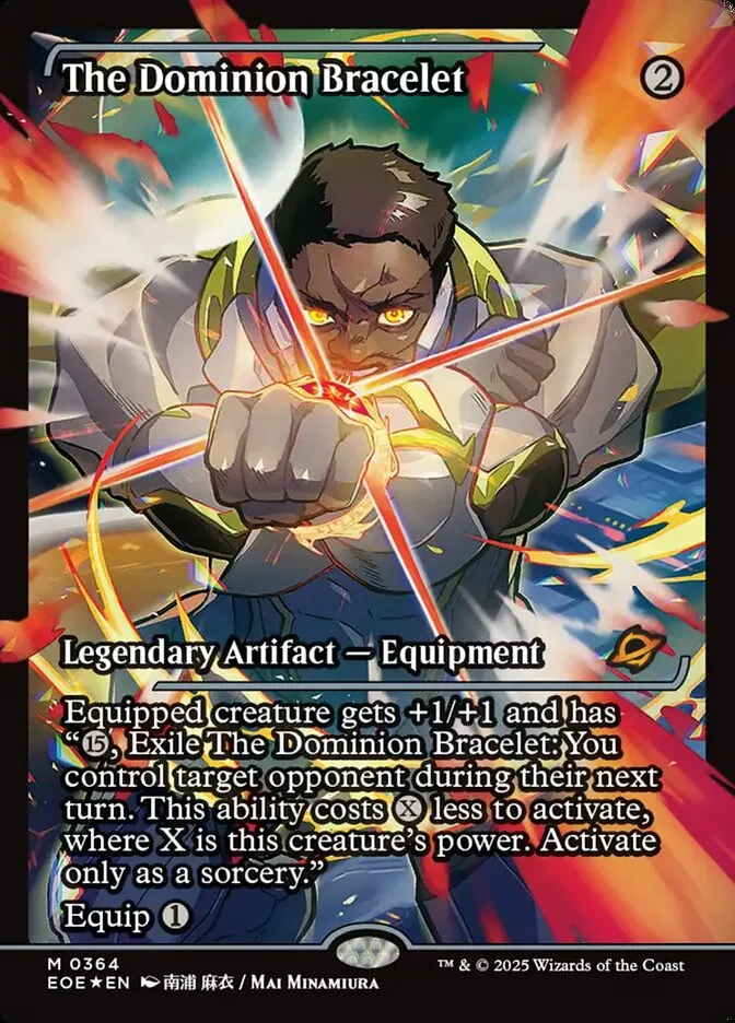 2025 Edge of Eternities The Dominion Bracelet #364 mythic card image