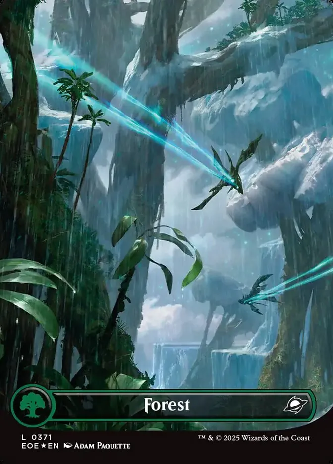 2025 Edge of Eternities Forest #371 common card image